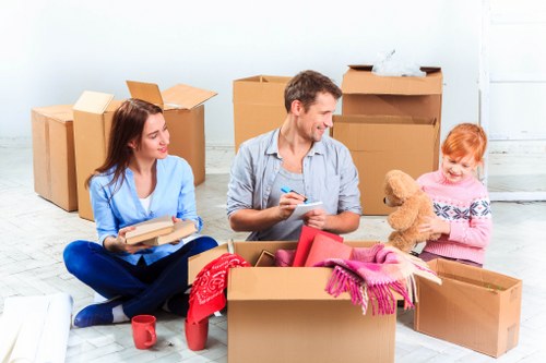 Professional house removals planning in Addington