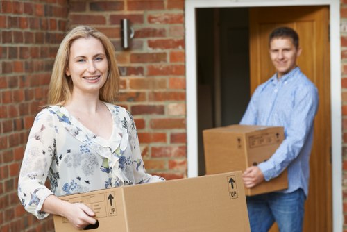 Mobile self storage container in Addington for home use