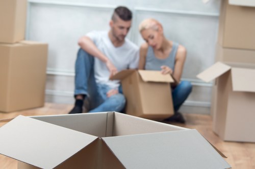 Practical shelving and bins for household storage in Addington