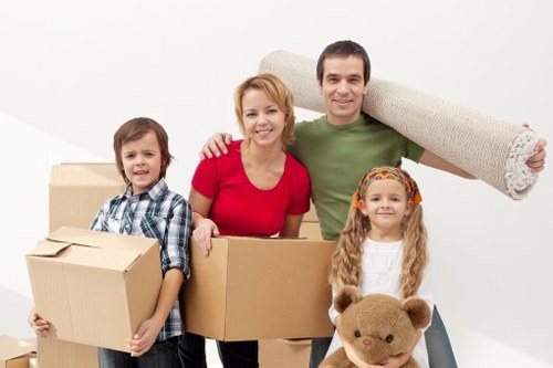 Secure domestic storage space for furniture and household items